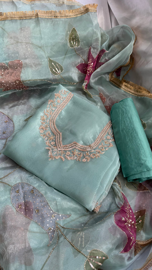 Sea Green Floral