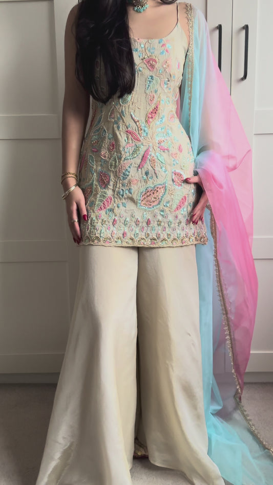 The Vanilla Blush Sharara